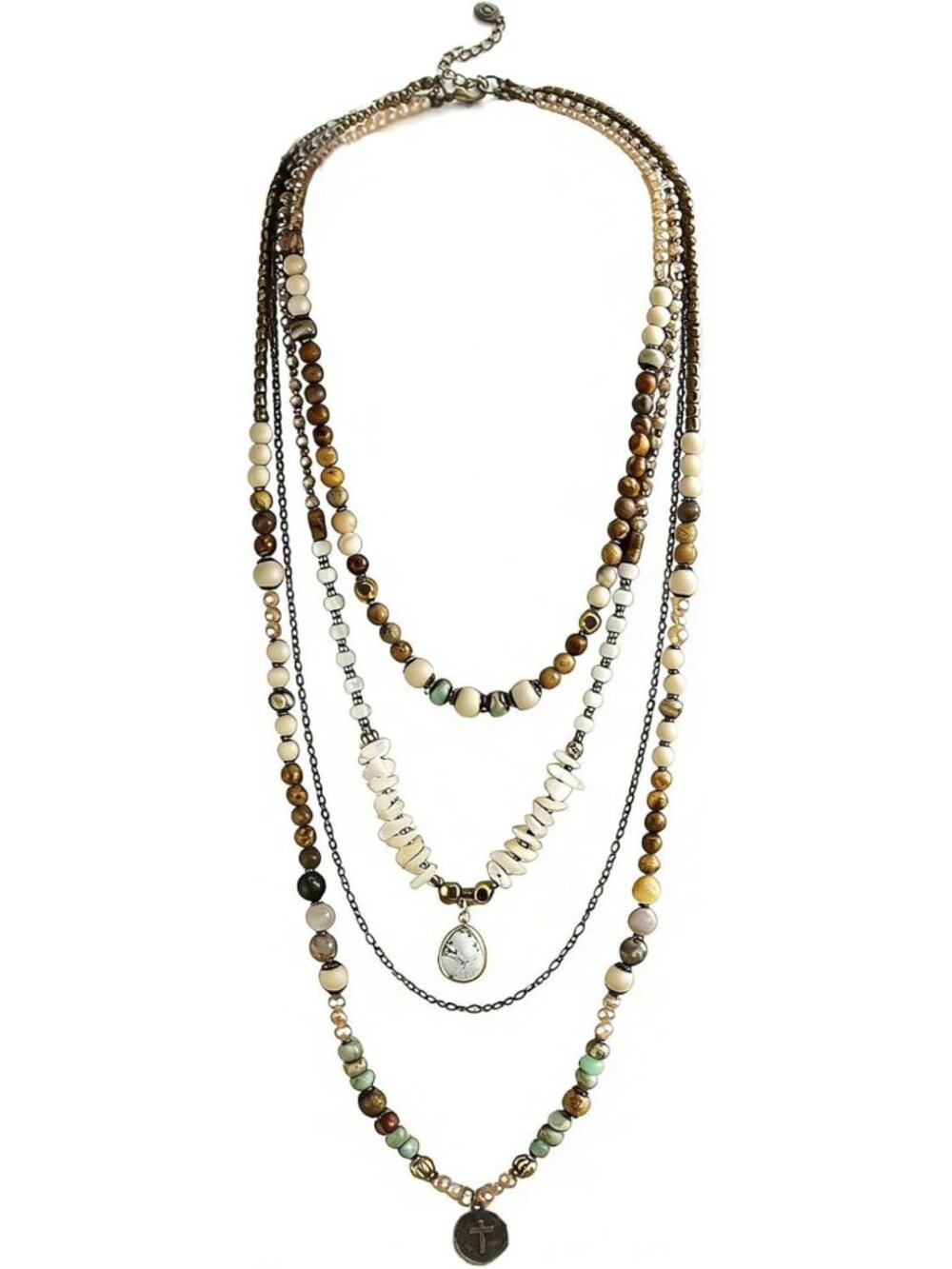 Trendy Boho Long Layered Necklaces for Women - Chic Statement Jewelry